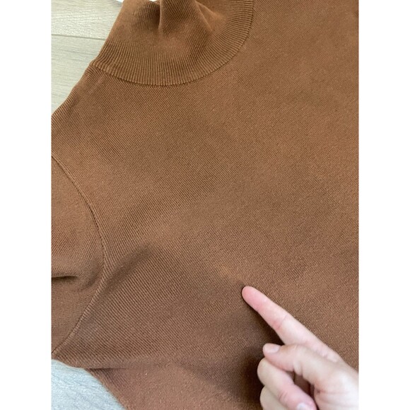 Peruvian Connection Prima Cotton Turtle Neck Tunic Sweater Dress Large READ - Picture 6 of 7